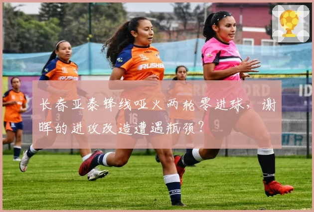 长春亚泰锋线哑火两轮零进球，谢晖的进攻改造遭遇瓶颈？